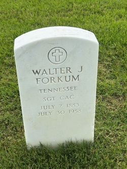 SGT Walter J Forkum 