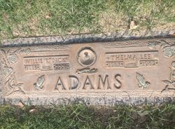 Thelma Lee <I>Hicks</I> Adams 