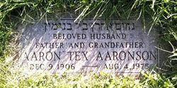 Aaron Theodore “Tex” Aaronson 
