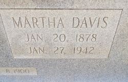 Martha <I>Posey</I> Davis 