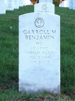 Carroll M Benjamin 