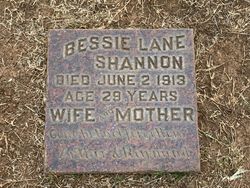 Bessie <I>Lane</I> Shannon 
