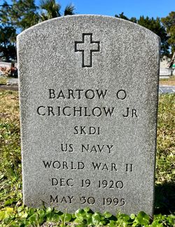 Bartow Oliveros “Bart” Crichlow Jr.