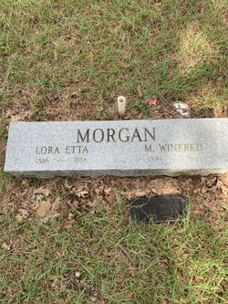 Lora Etta <I>Holder</I> Morgan 