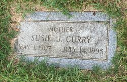 Susie J <I>Ward</I> Curry 