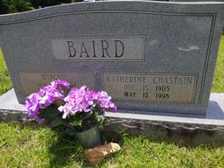 Katherine Allene <I>Chastain</I> Baird 