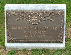 Mabel <I>Bernstein</I> Backer 