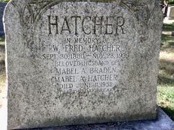 Mabel A. <I>Braden</I> Hatcher 