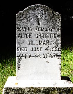 Alice Christina Sillman 