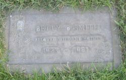Betty B <I>Ahnquist</I> Smith 