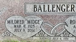 Mildred “Midge” <I>Blake</I> Ballenger 