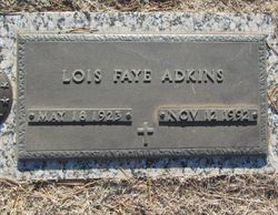 Lois Faye <I>Stephens</I> Adkins 