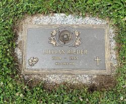 Lillian W. <I>Walker</I> Rieder 