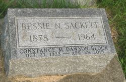 Bessie N. <I>Menk</I> Sackett 