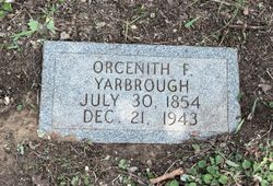 Orcenith Fisher Yarbrough 