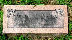 Marjorie L. <I>Brown</I> Percival 