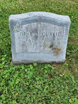 Opal June “AO or Aunt Opie” Currie 