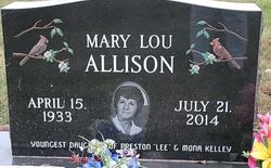 Mary Lou <I>Kelly</I> Allison 