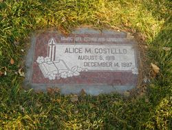 Alice Mary <I>Trumble</I> Costello 