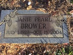 Janie Pearl <I>Williams</I> Brower 
