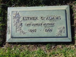 Esther Gertrude <I>Beckett</I> Adams 