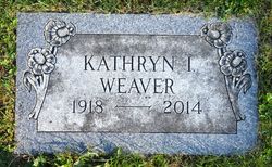 Kathryn Irene <I>Hocker</I> Weaver 