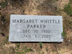 Margaret <I>Whittle</I> Parker 