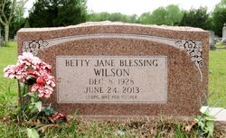 Betty Jane <I>Blessing</I> Wilson 