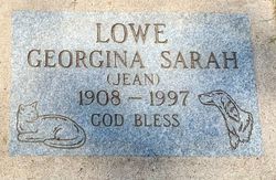Georgina Sarah “Jean” Lowe 