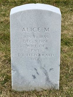 Alice M Fitzgerald 