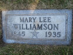 Mary Elizabeth <I>Lee</I> Williamson 