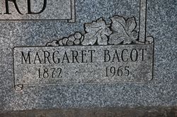 Margaret Ann <I>Bergen</I> Allard Bacot 