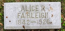 Alice Rachel <I>Graham</I> Fairleigh 