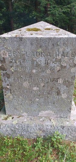 Elizabeth Vashti <I>Hale</I> Hale 