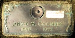 Anna Mary “Annie” <I>Dickerson</I> Coombes 