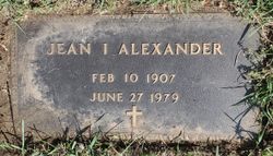 Jean I Alexander 
