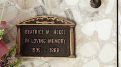 Beatrice M. Hekel 