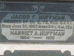 Harriet Adelia “Hattie” <I>Olin</I> Huffman 