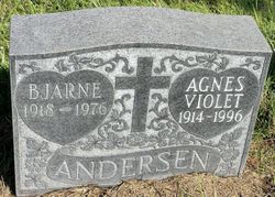 Agnes Violetmatild <I>Holmberg</I> Andersen 