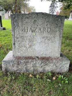 Sarah S. <I>Hoxsie</I> Hazard 