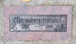 Cleo Pearl <I>Warren</I> Pershall 