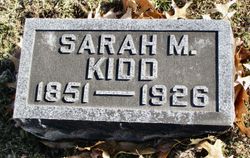 Sarah Martha <I>Allison</I> Kidd 