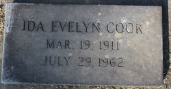 Ida Evelyn <I>Haworth</I> Cook 