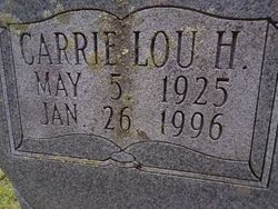 Carrie Lou <I>Harmon</I> Mast 