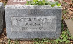 Margaret <I>Walter</I> Bowsman 