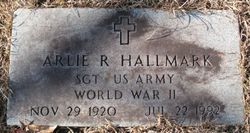 Sgt Arlie R. Hallmark 