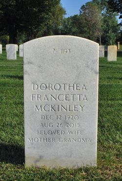 Dorothea Francetta <I>Ramsey</I> McKinley 