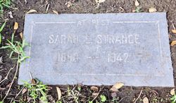 Sarah E. <I>Denny</I> Strange 