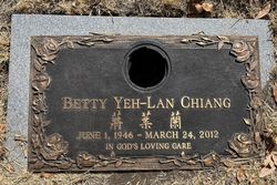 Betty Yeh-Lan Chiang 