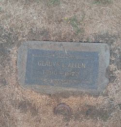Gladys Lavina <I>Hudson</I> Allen 